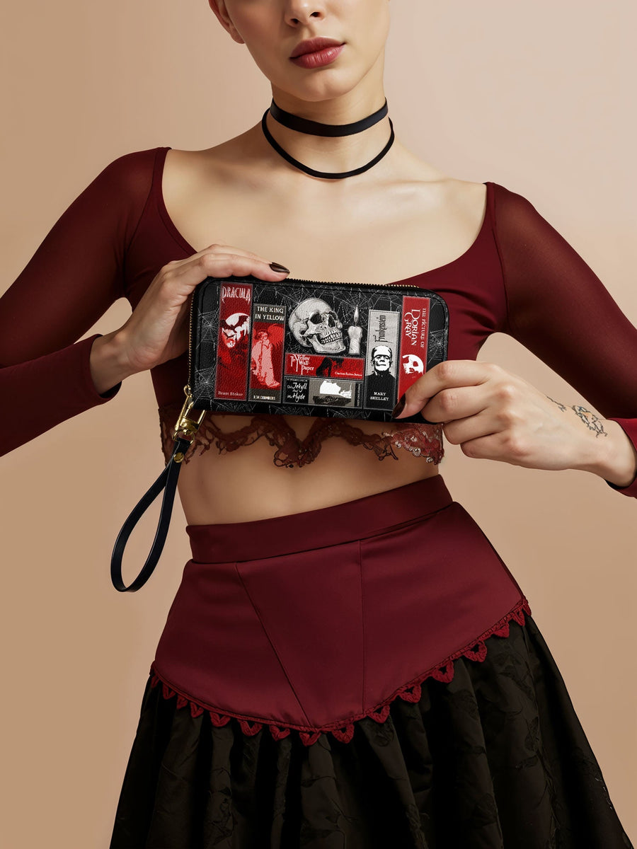 "The Codex of Gothic Tales" Black Widow’s Kiss Wallet