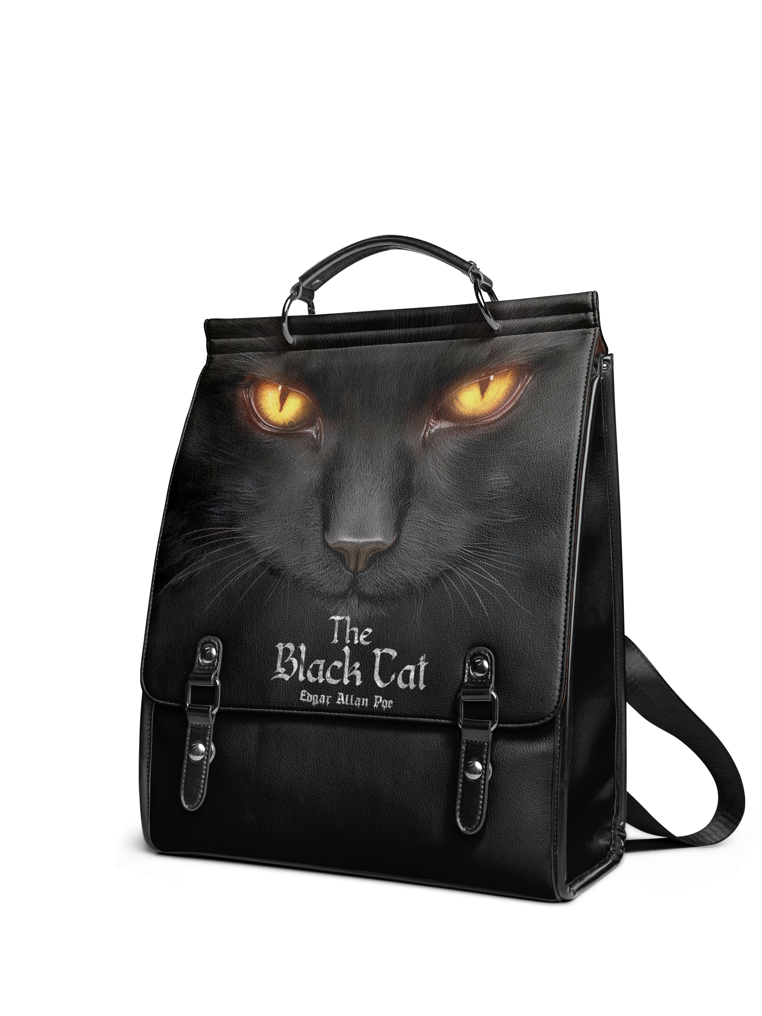 "The Black Cat" Leather Backpack