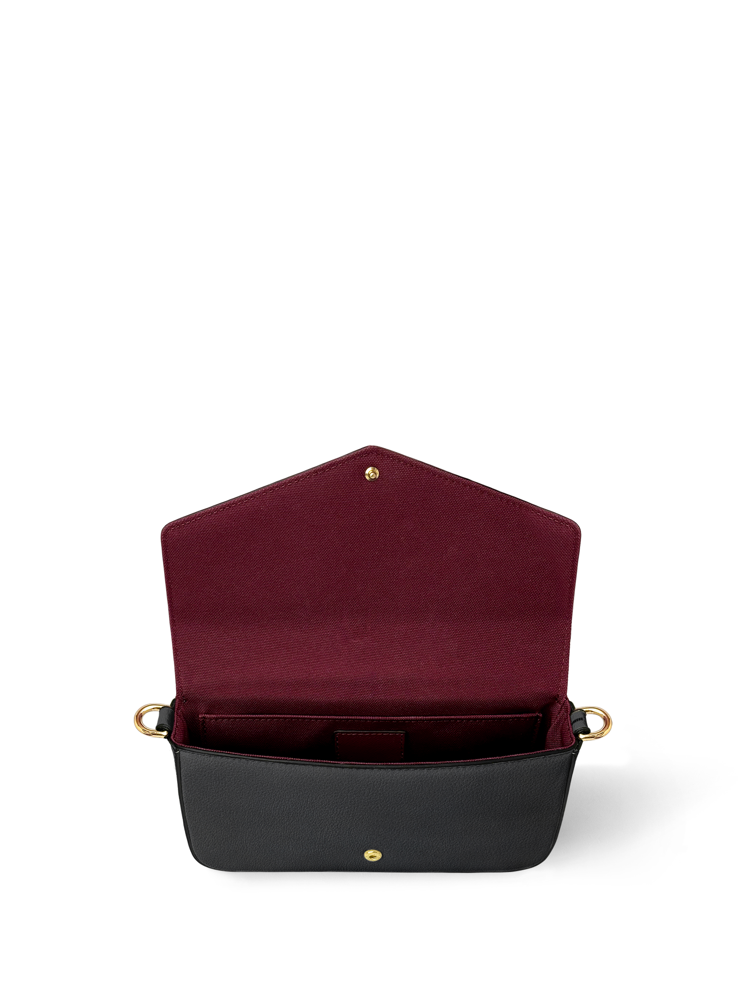 "The Codex of Gothic Tales" Deadlight Black Envelope Chain Crossbody Bag