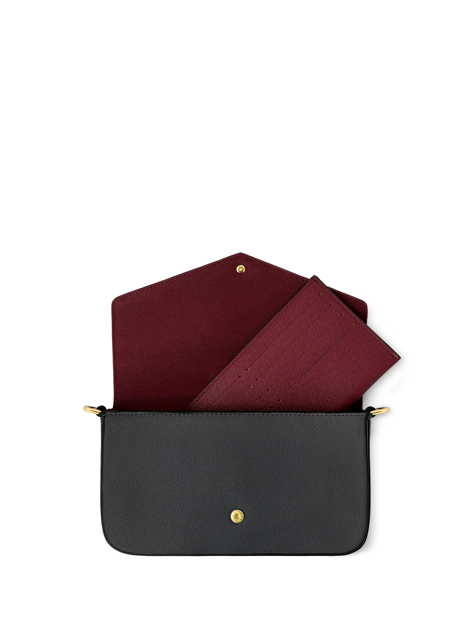 "The Codex of Gothic Tales" Deadlight Black Envelope Chain Crossbody Bag