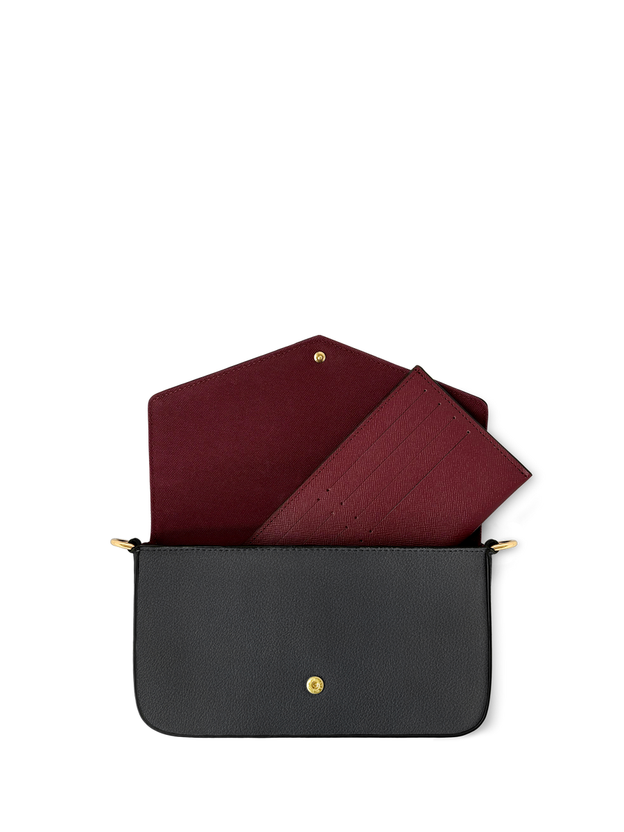 "The Codex of Gothic Tales" Deadlight Black Envelope Chain Crossbody Bag