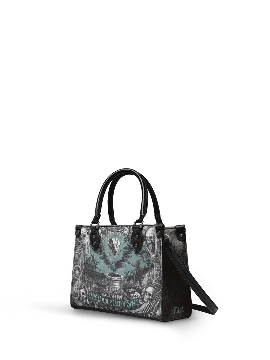 "The Colour Out Of Space" - Black Interior - Small Leather Handbag
