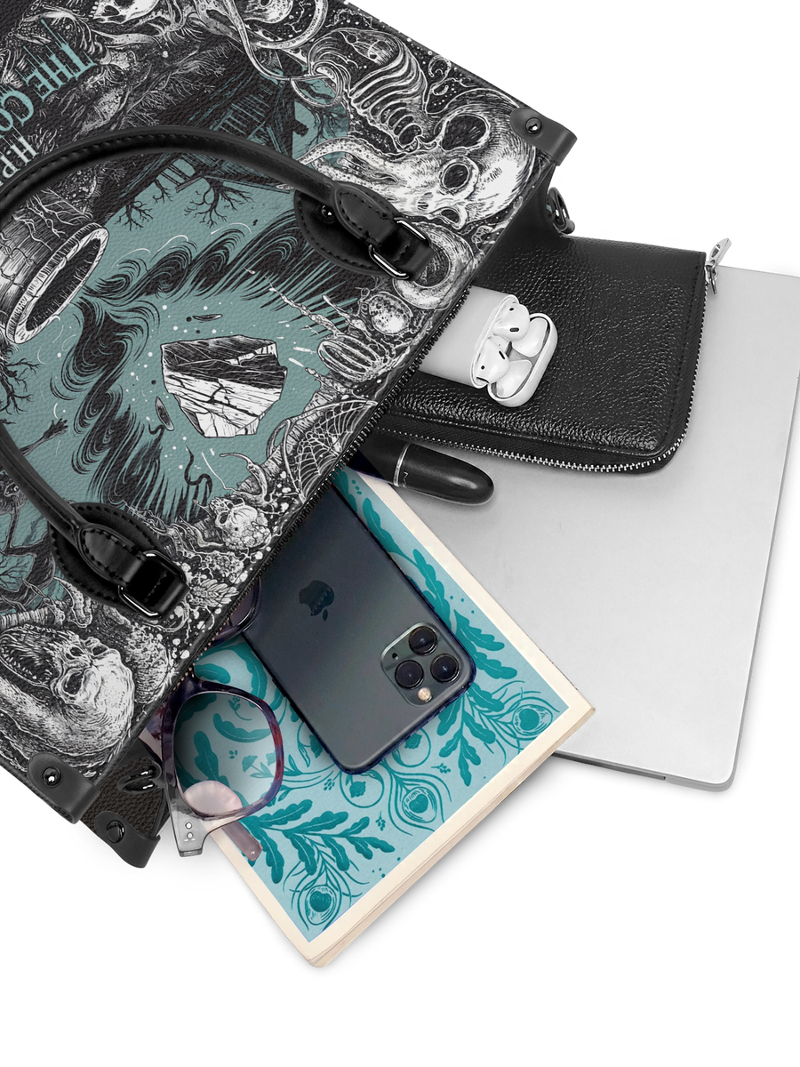 "The Colour Out Of Space" - Black Interior - Leather Handbag