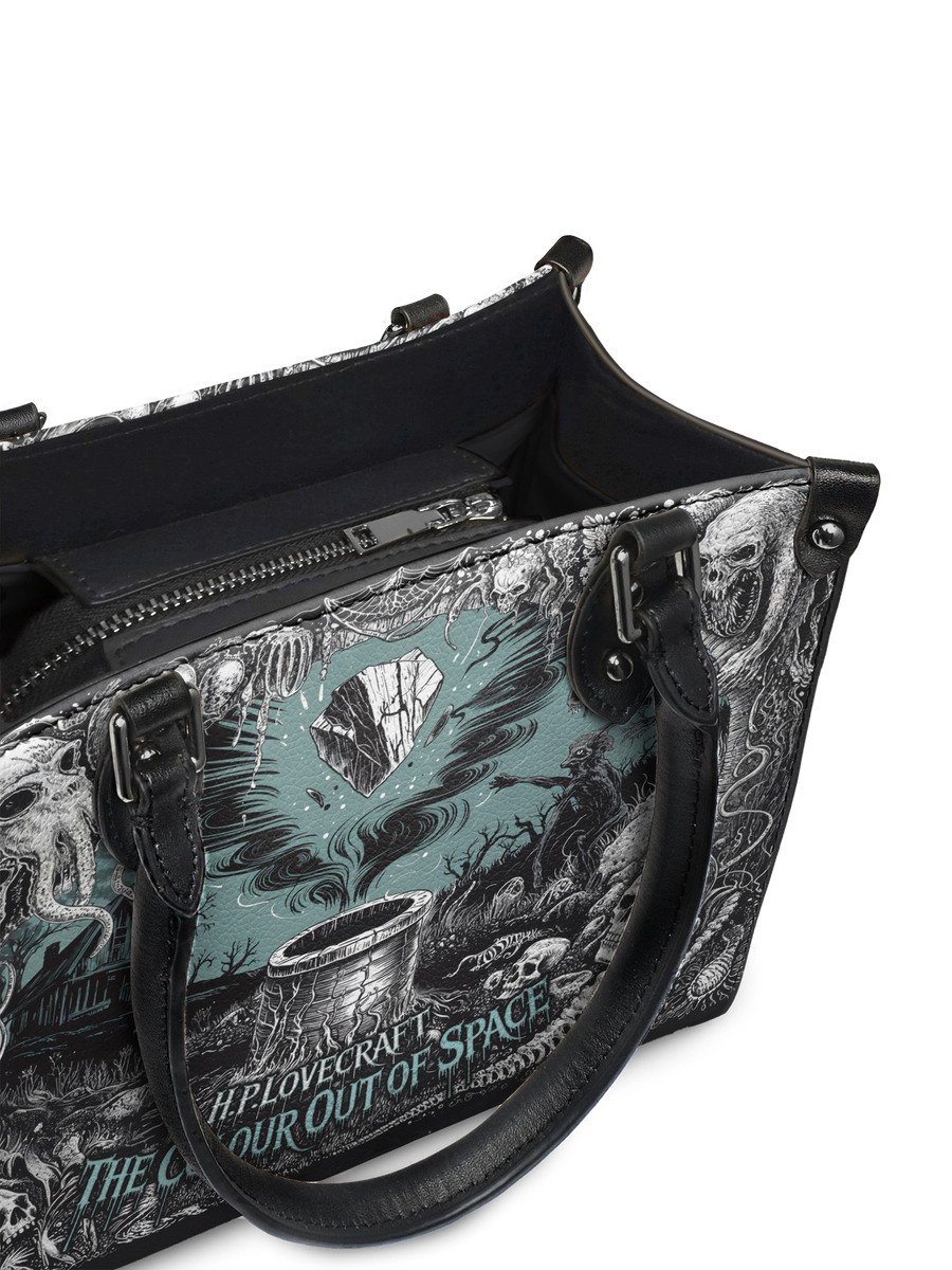 "The Colour Out Of Space" - Black Interior - Small Leather Handbag