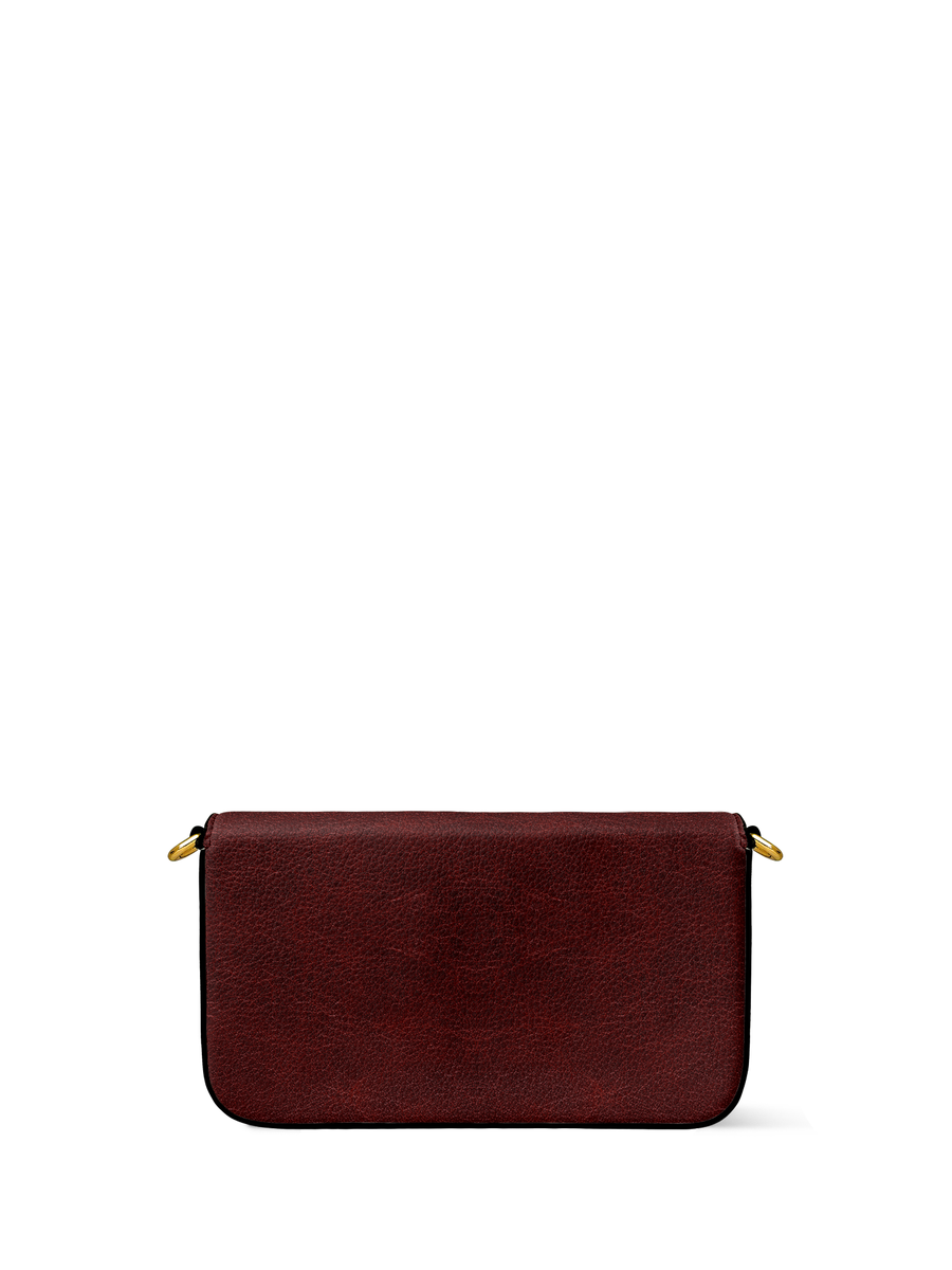 "The Crimson Codex" Envelope Chain Crossbody Bag