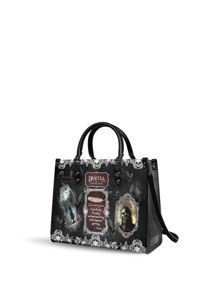 "The Dracula" - Black Interior - Leather Handbag