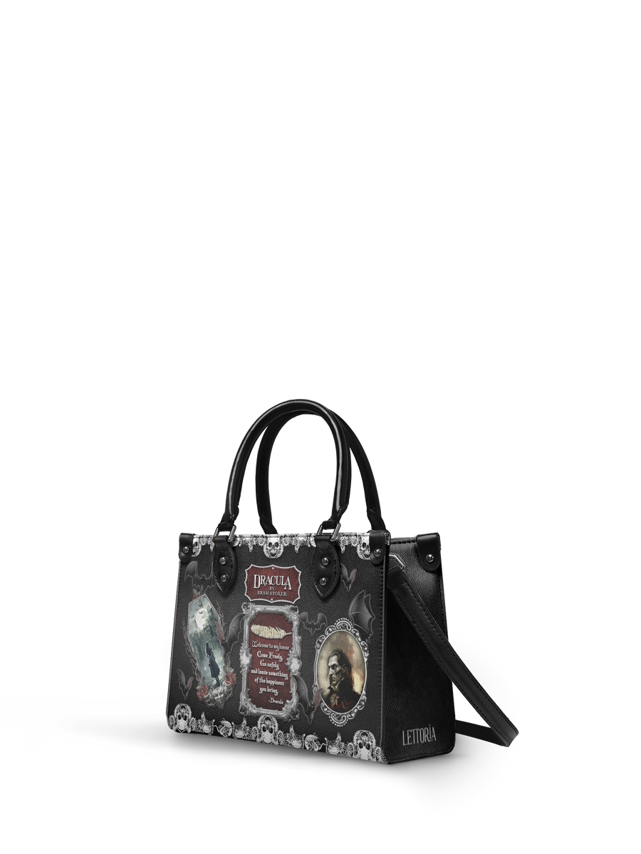 "The Dracula" - Black Interior - Small Leather Handbag