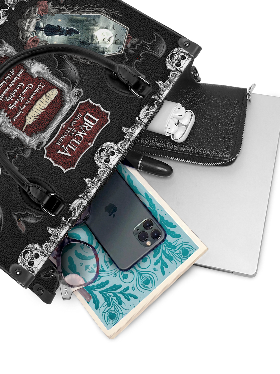 "The Dracula" - Black Interior - Leather Handbag