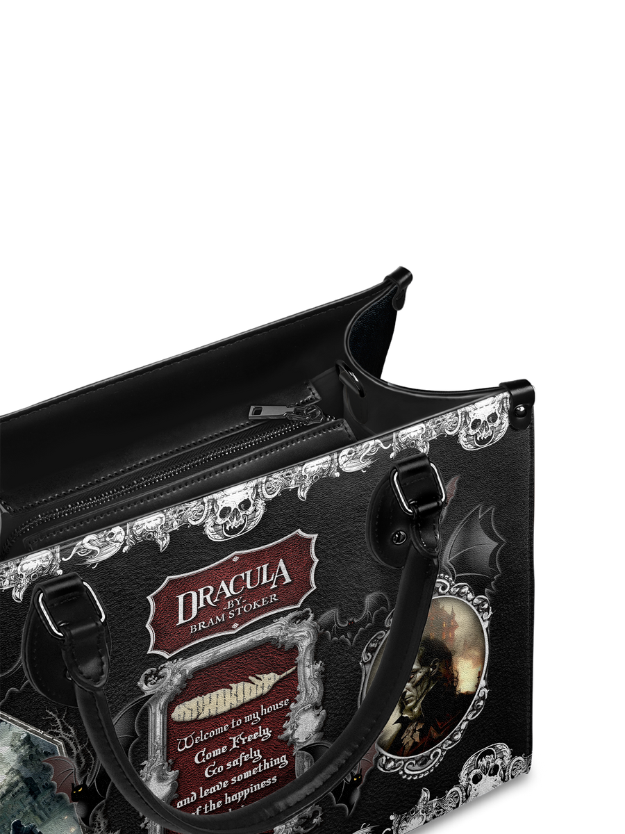 "The Dracula" - Black Interior - Leather Handbag