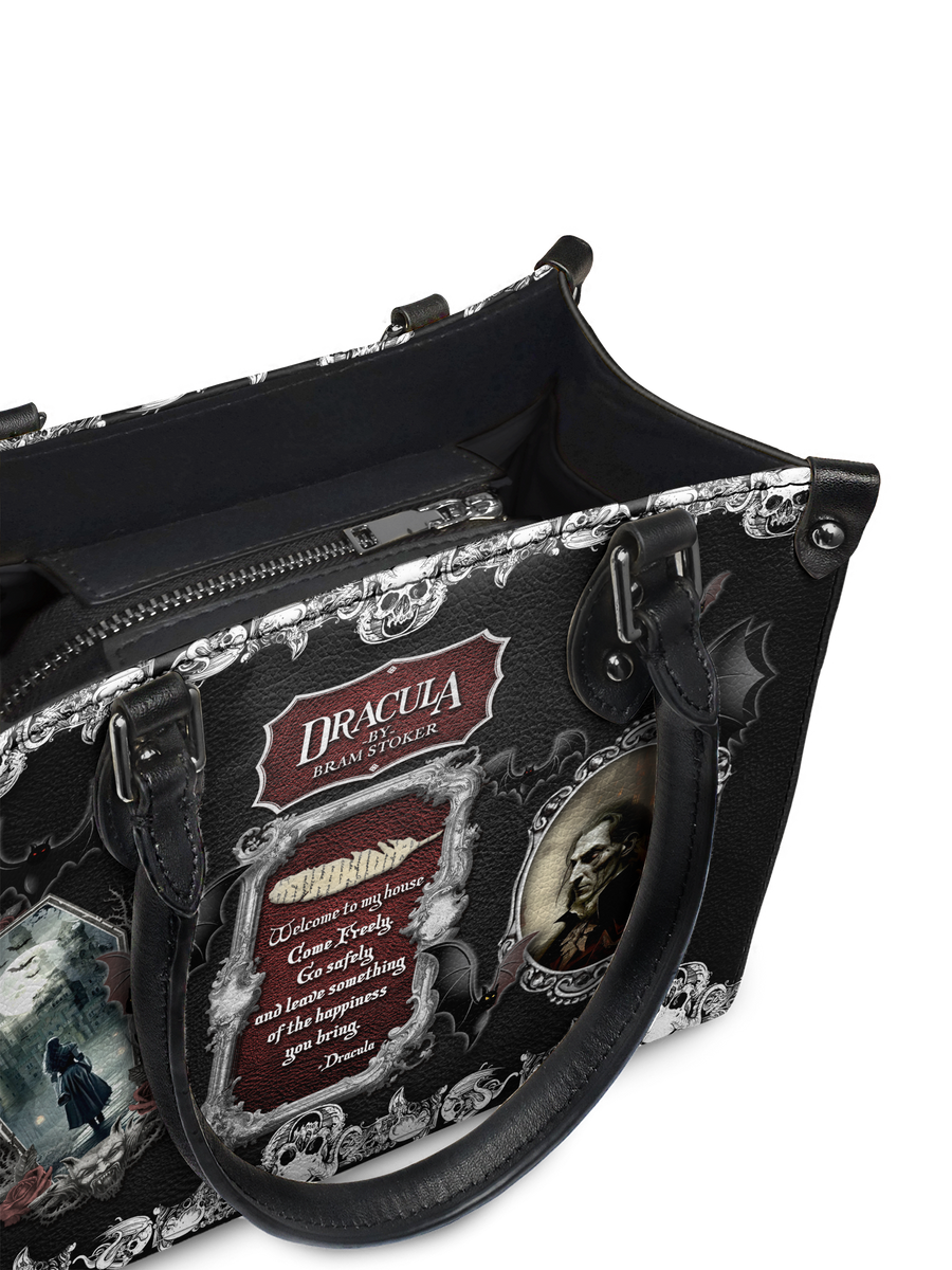 "The Dracula" - Black Interior - Small Leather Handbag