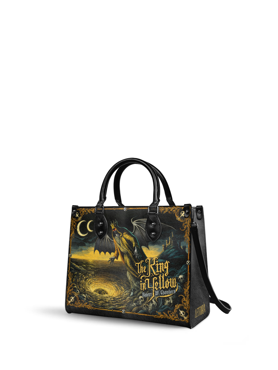 "The King In Yellow" - Black Interior - Leather Handbag