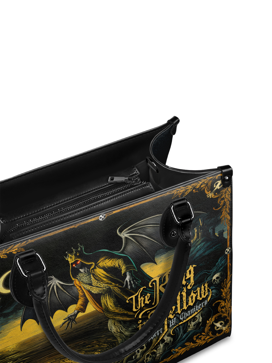 "The King In Yellow" - Black Interior - Leather Handbag
