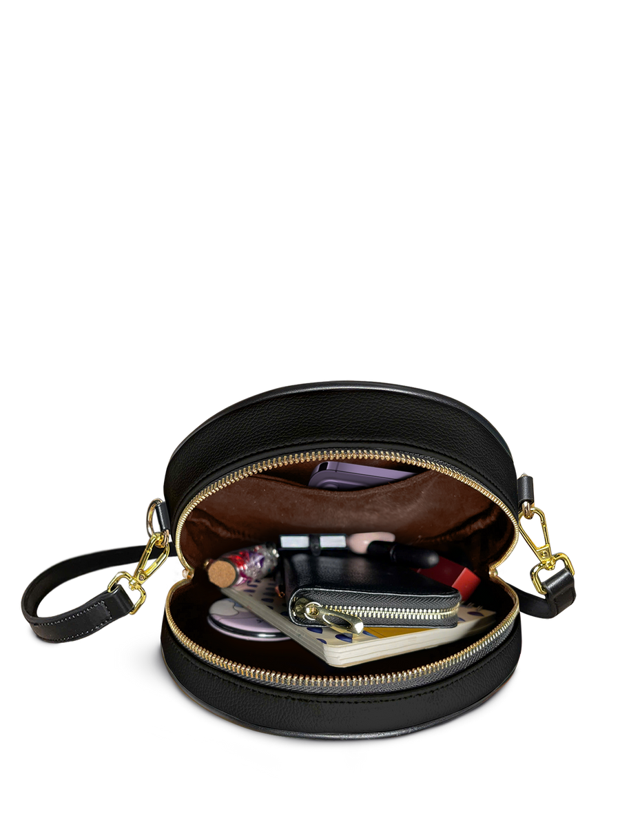 "The Masque Of The Red Death" Circle Crossbody Bag