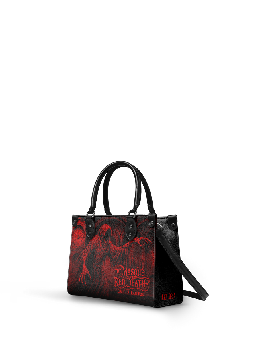 "The Masque Of The Red Death" - Black Interior - Small Leather Handbag