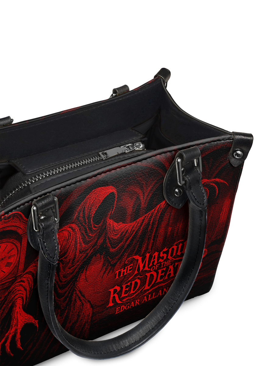 "The Masque Of The Red Death" - Black Interior - Small Leather Handbag