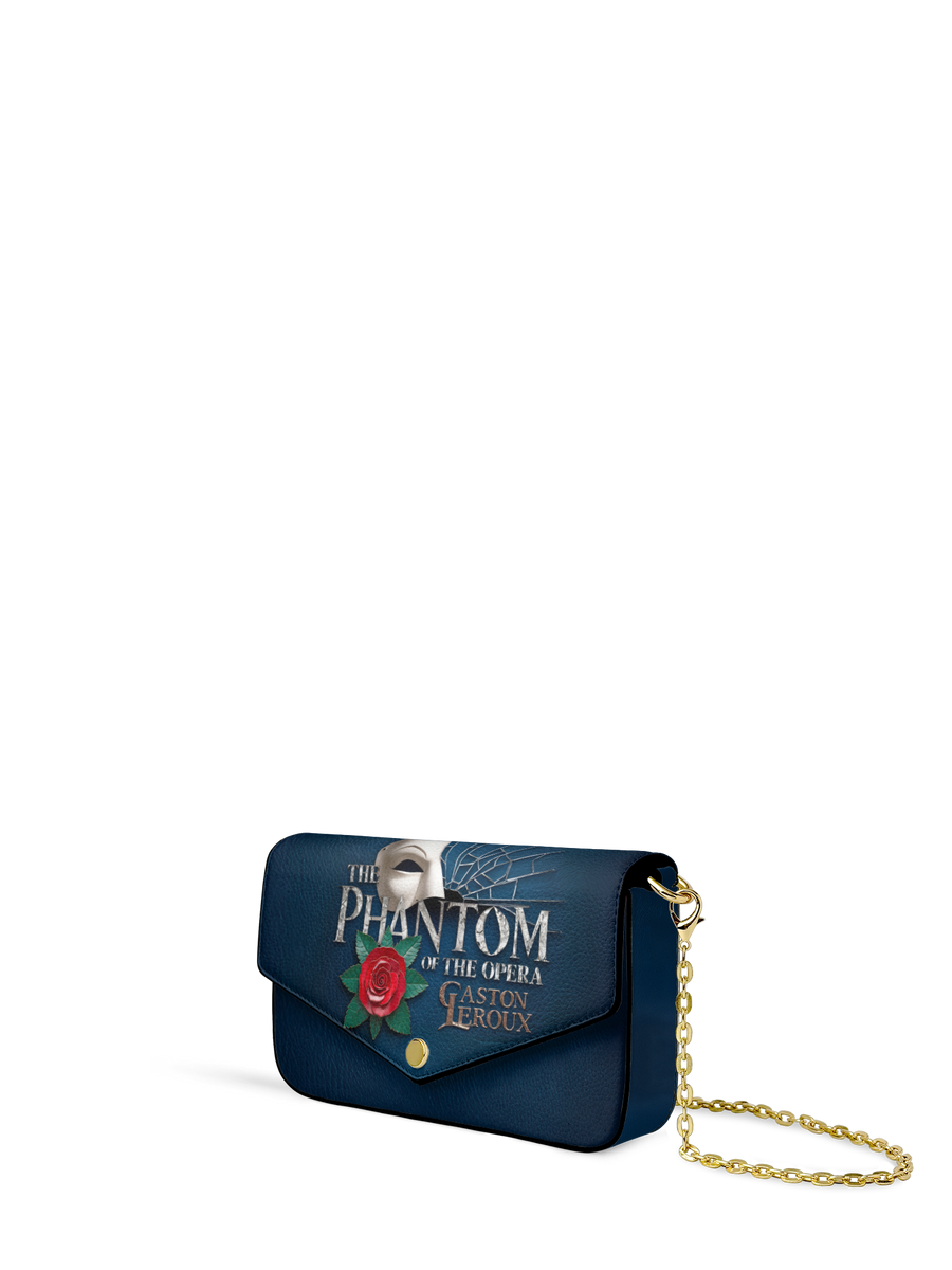 "The Phantom Of The Opera" Envelope Chain Crossbody Bag