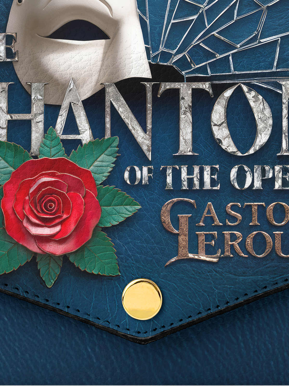 "The Phantom Of The Opera" Envelope Chain Crossbody Bag