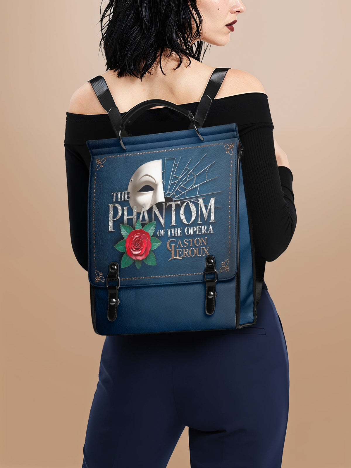 "The Phantom Of The Opera" Leather Backpack