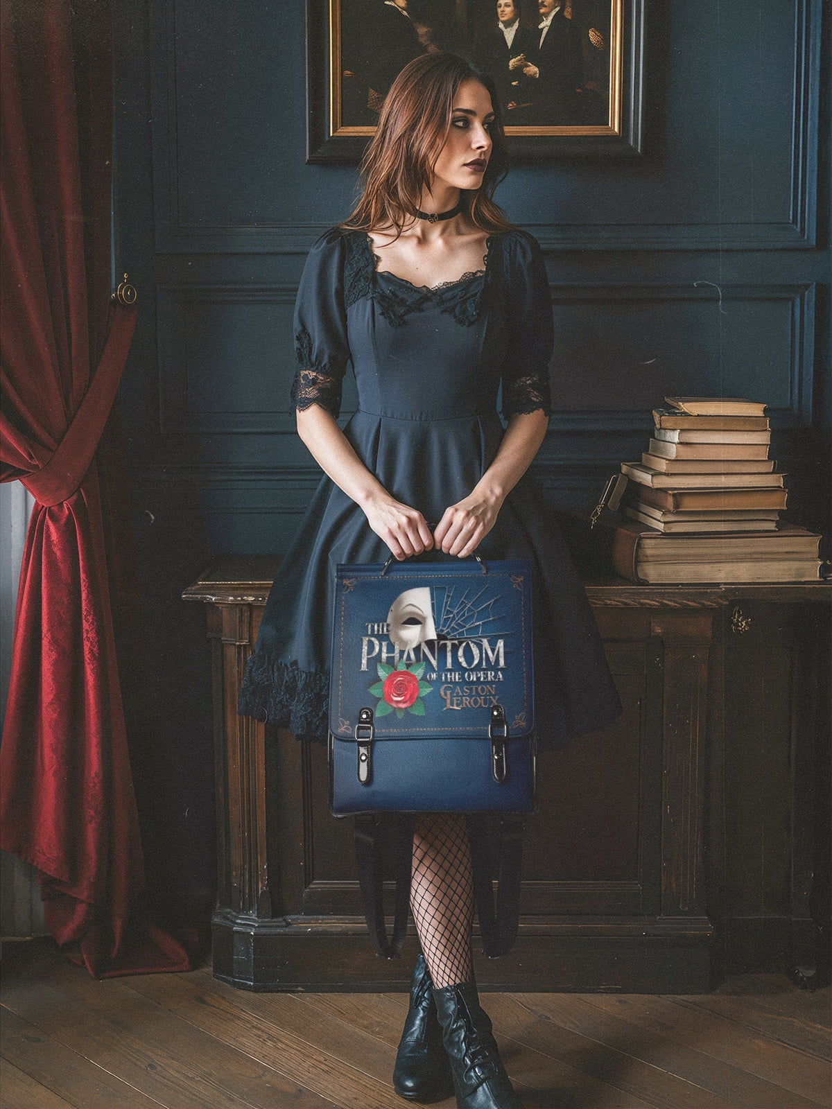 "The Phantom Of The Opera" Leather Backpack