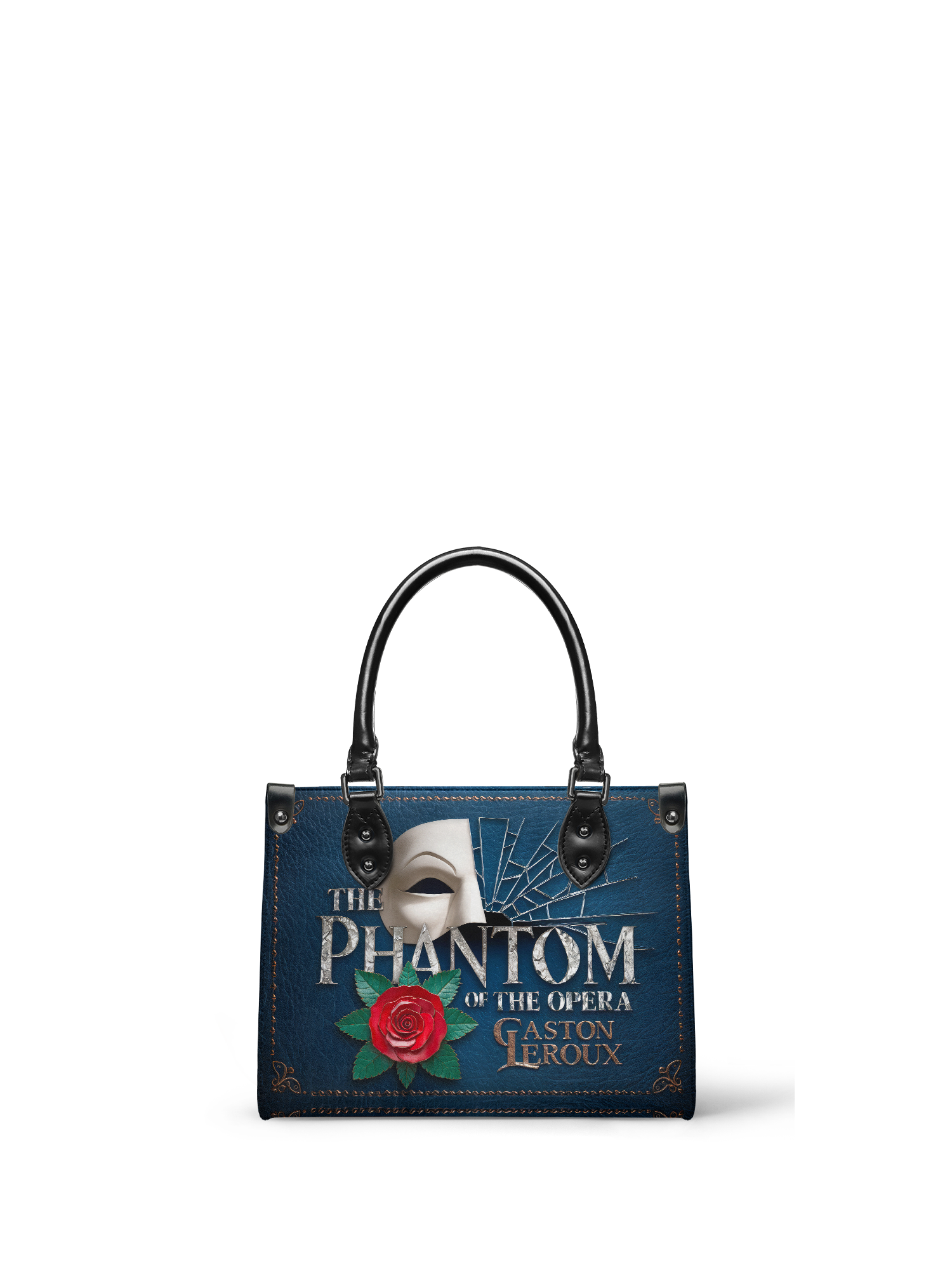 "The Phantom Of The Opera" - Black Interior - Small Leather Handbag