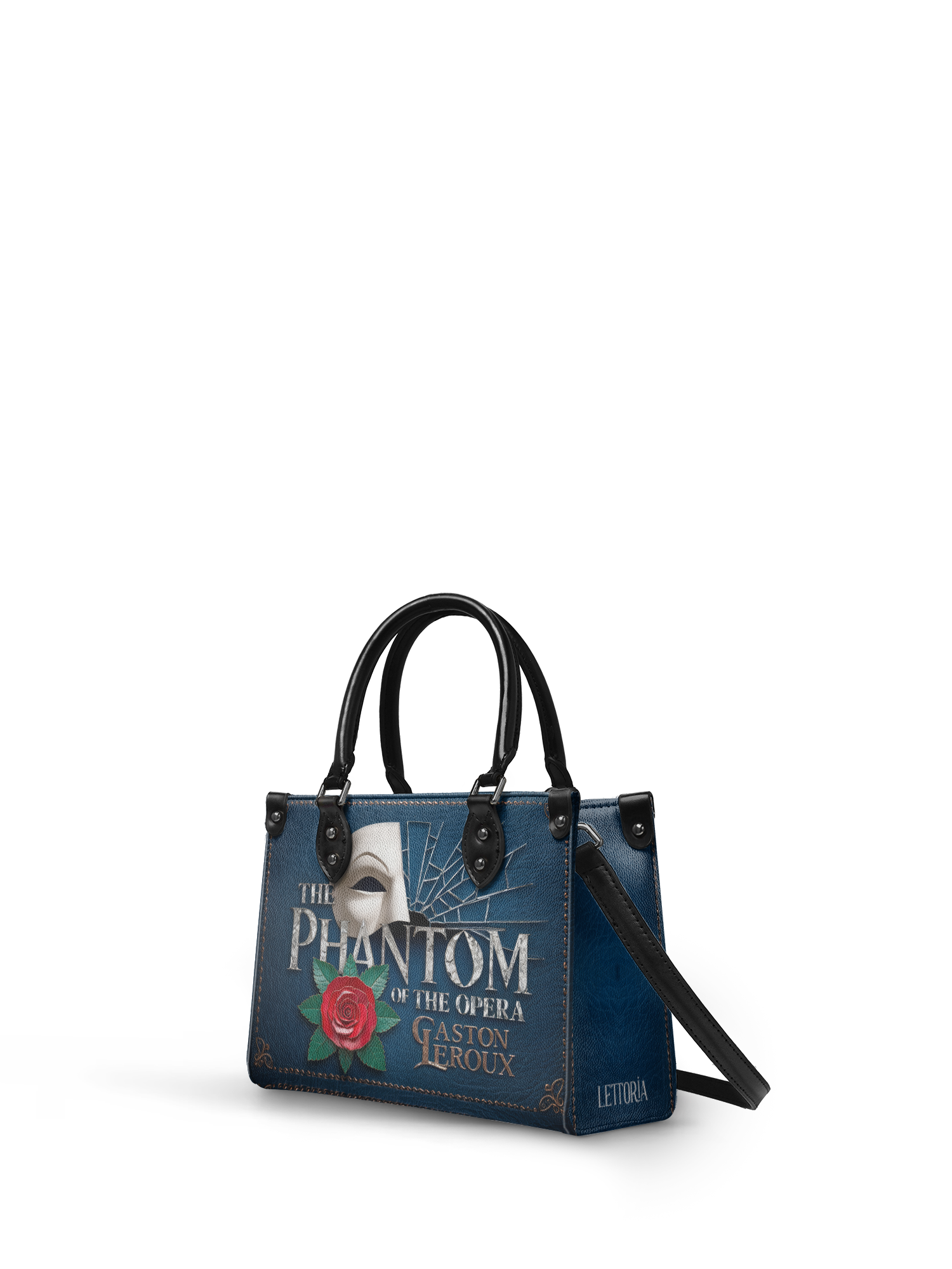 "The Phantom Of The Opera" - Black Interior - Small Leather Handbag