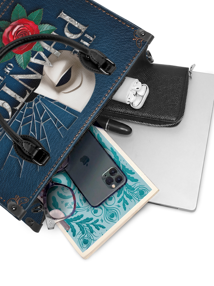 "The Phantom Of The Opera" - Black Interior - Leather Handbag