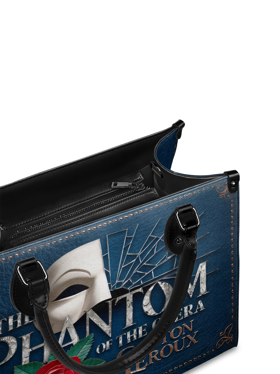 "The Phantom Of The Opera" - Black Interior - Leather Handbag