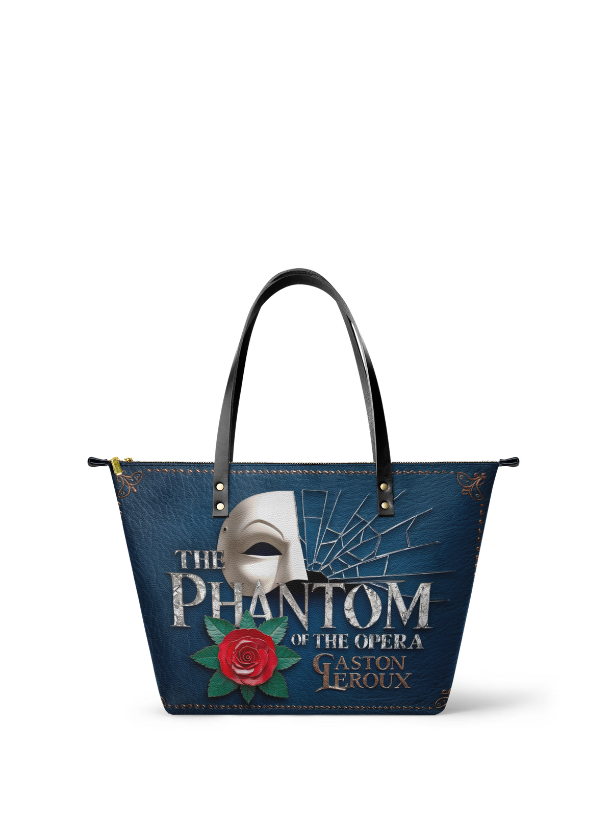 "The Phantom Of The Opera" Leather Tote Bag