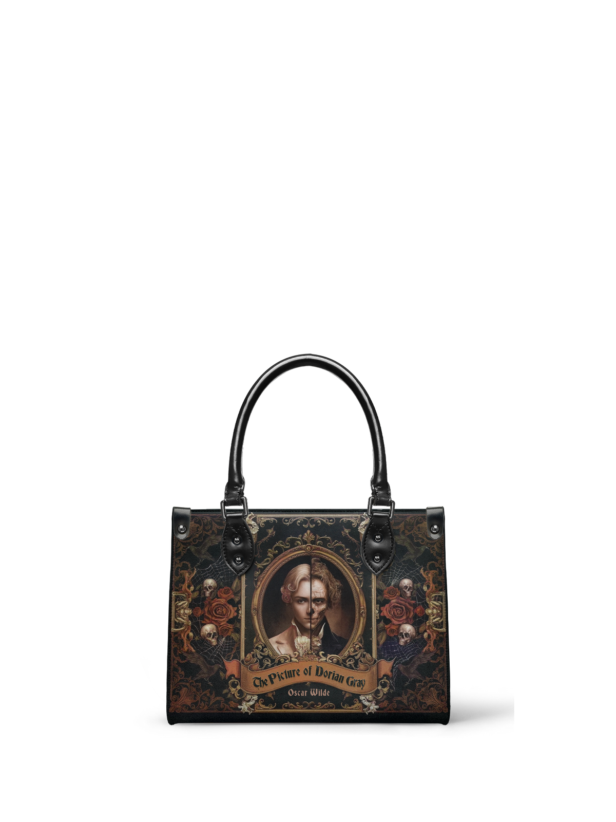 "The Picture Of Dorian Gray" - Black Interior - Small Leather Handbag