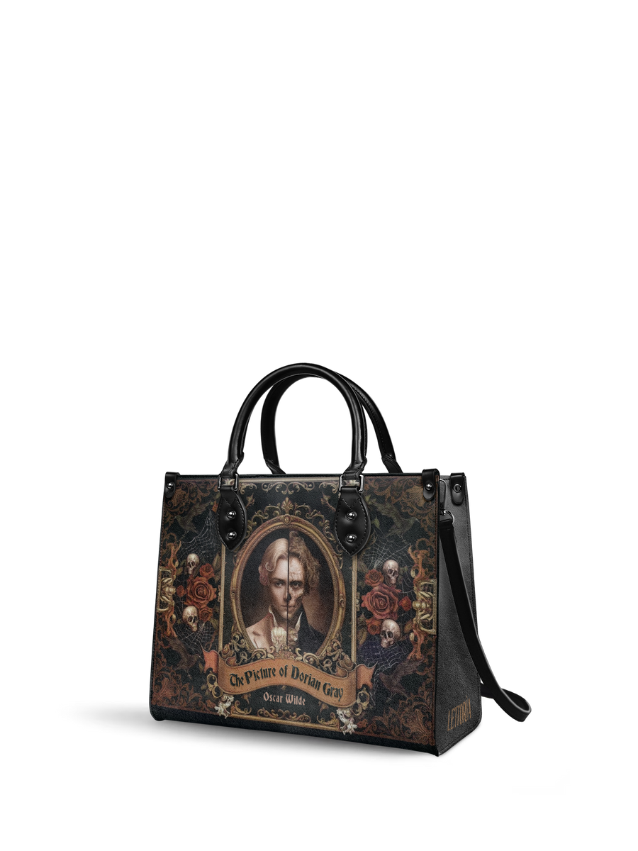 "The Picture Of Dorian Gray" - Black Interior - Leather Handbag