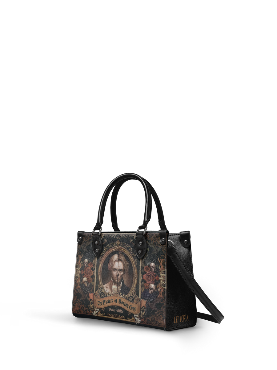 "The Picture Of Dorian Gray" - Black Interior - Small Leather Handbag