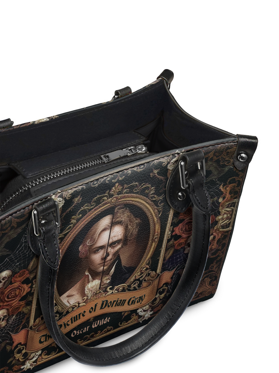 "The Picture Of Dorian Gray" - Black Interior - Small Leather Handbag