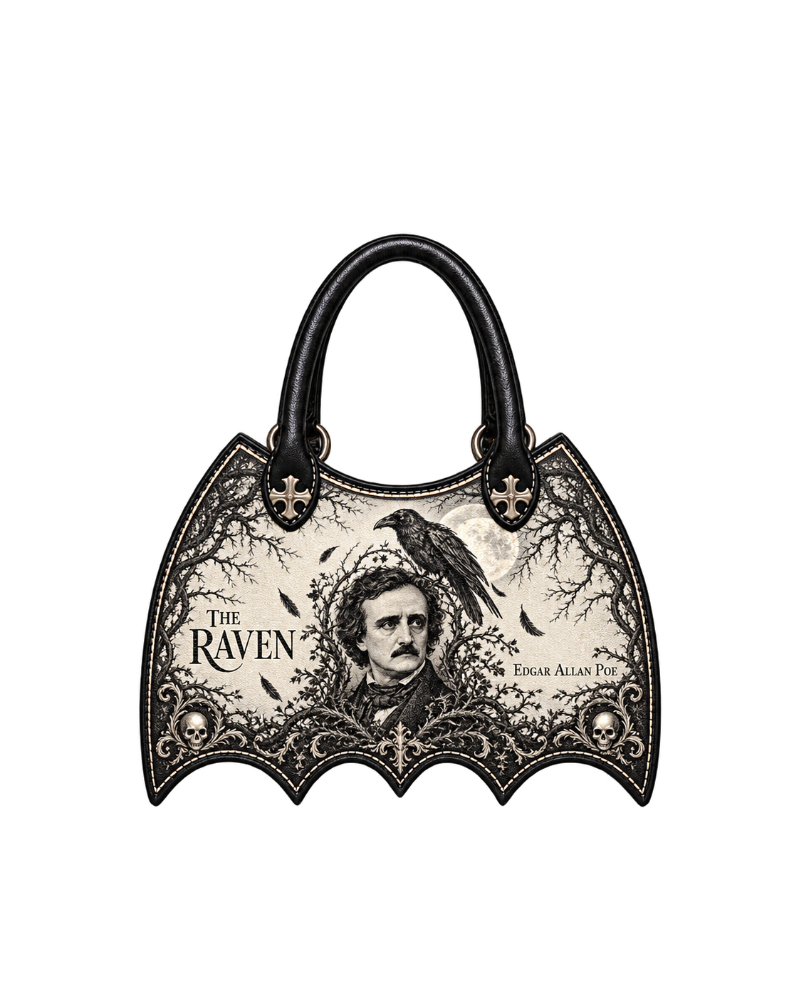 "The Raven" Bat Wing Handbag