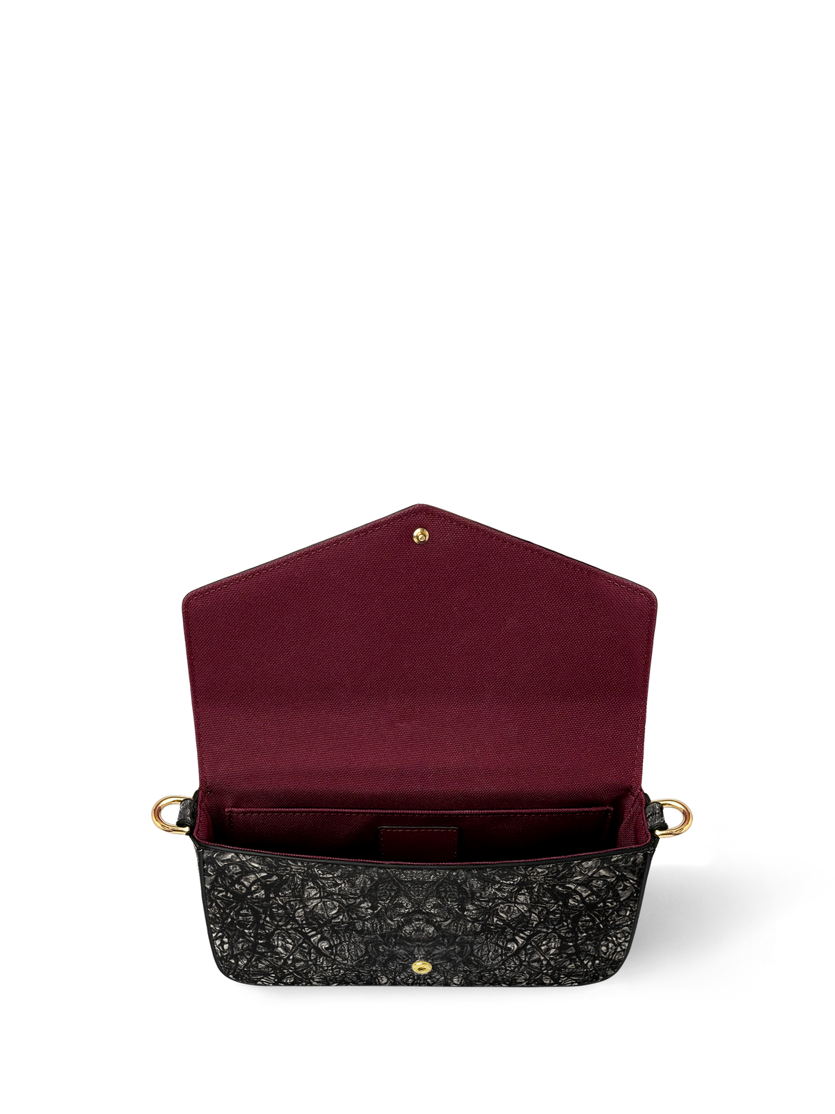 "The Raven" Envelope Chain Crossbody Bag