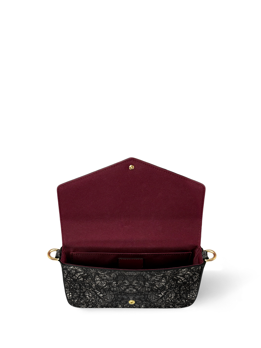 "The Raven" Envelope Chain Crossbody Bag