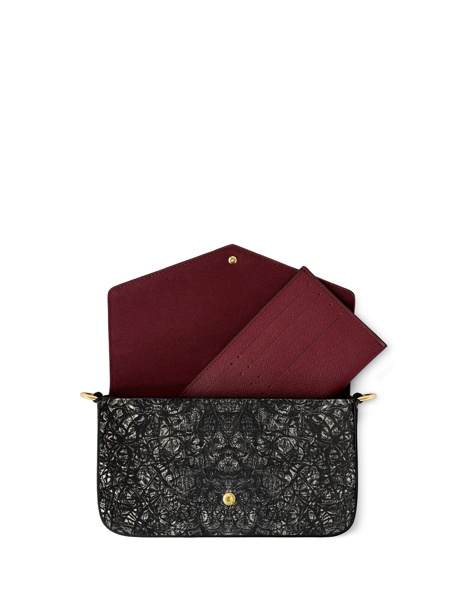"The Raven" Envelope Chain Crossbody Bag