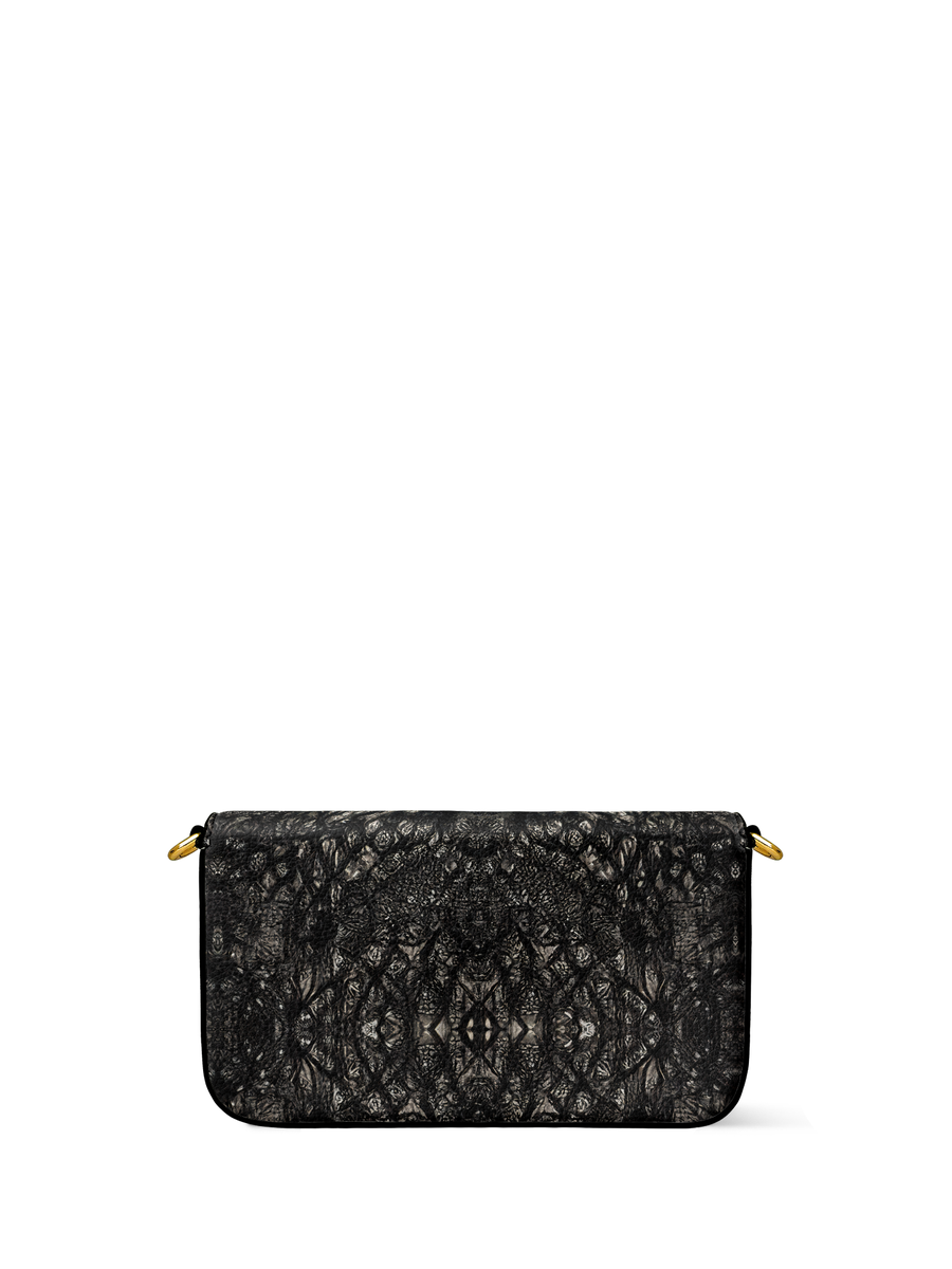 "The Raven" Envelope Chain Crossbody Bag