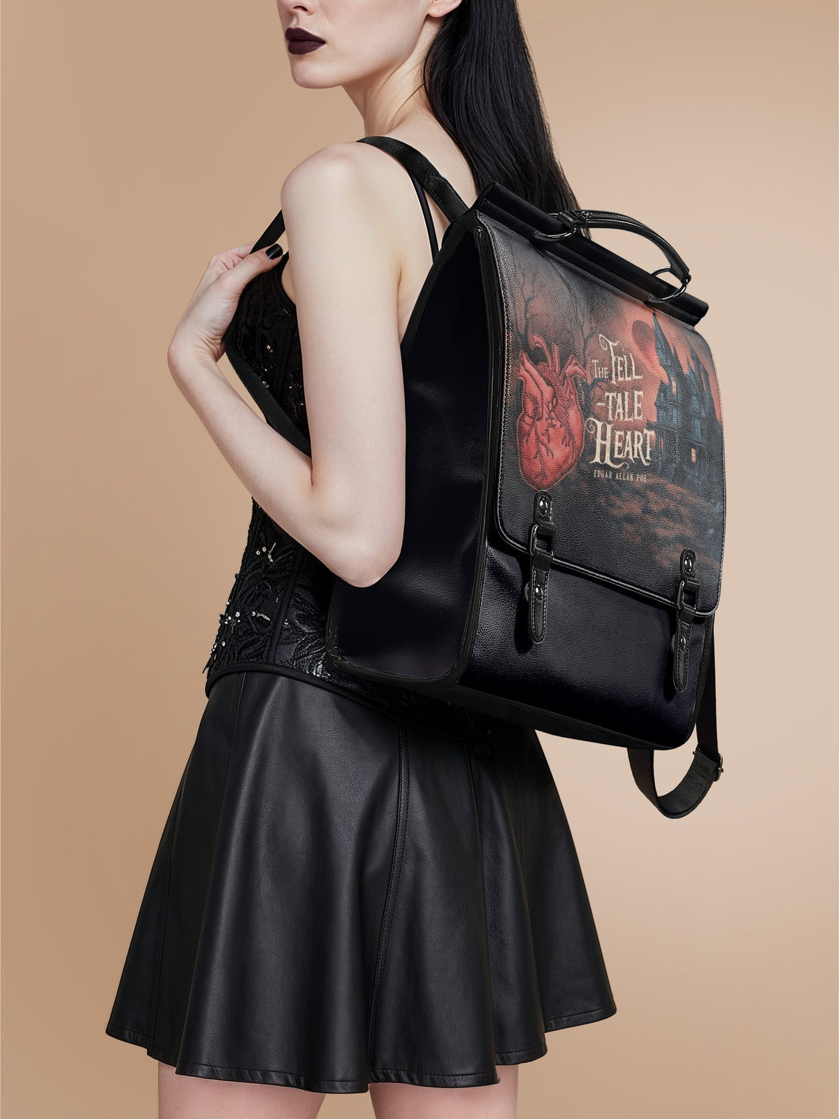 "The Tell-Tale Heart" Leather Backpack