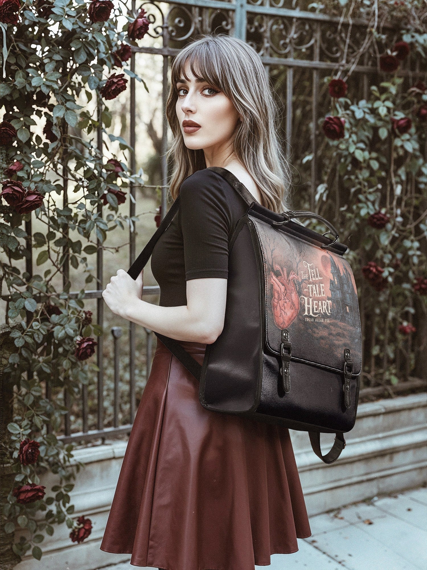 "The Tell-Tale Heart" Leather Backpack
