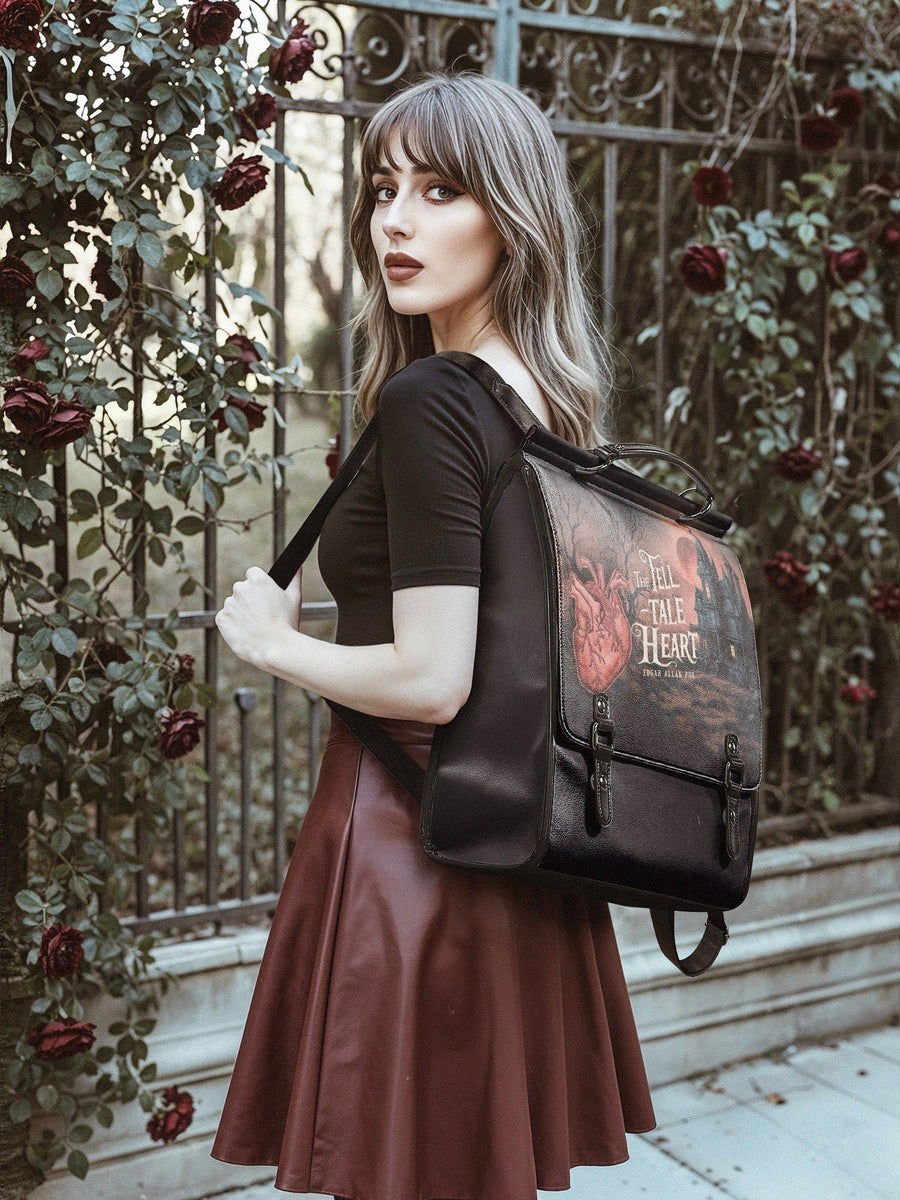 "The Tell-Tale Heart" Leather Backpack