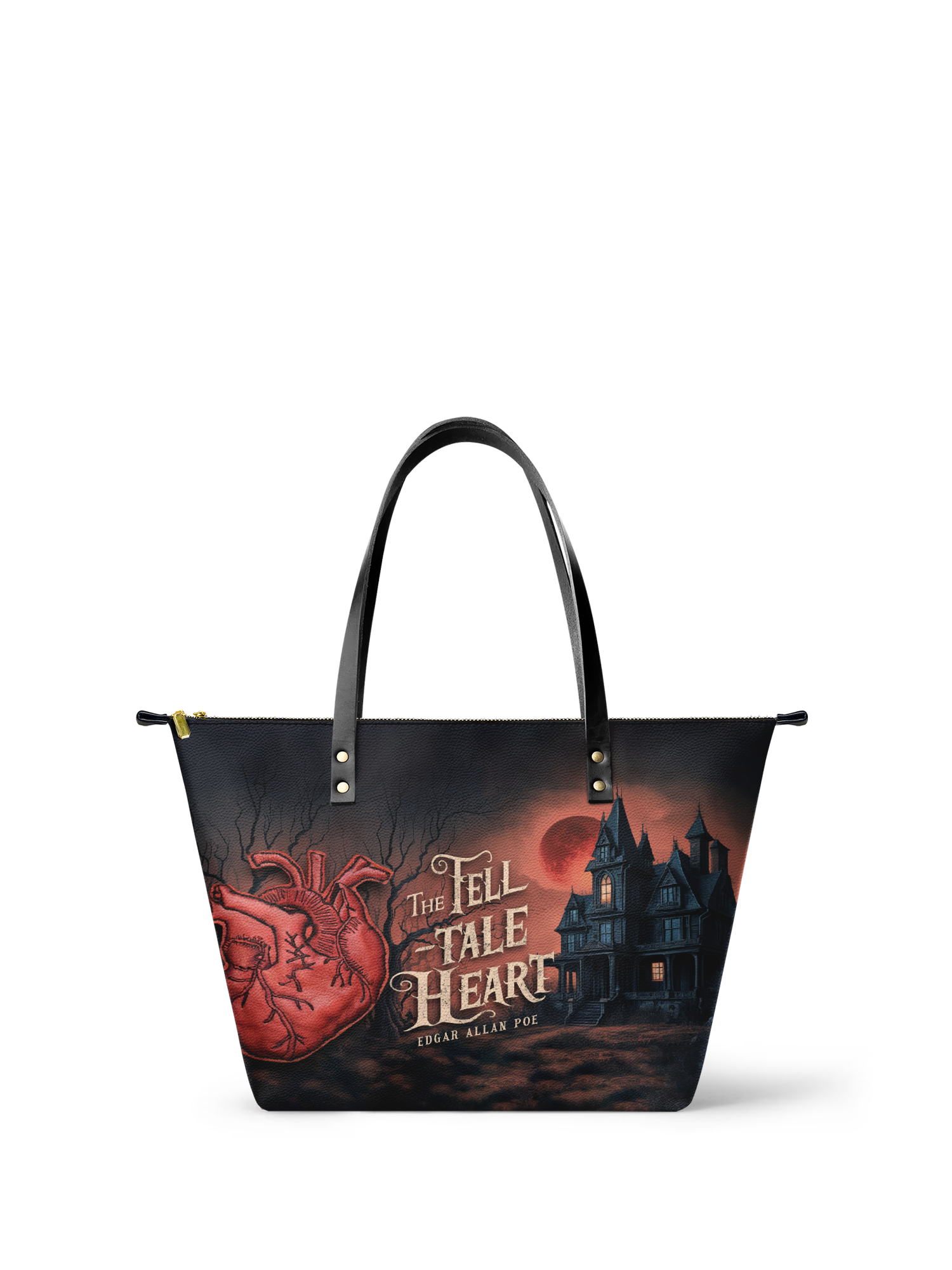 "The Tell-Tale Heart" Leather Tote Bag