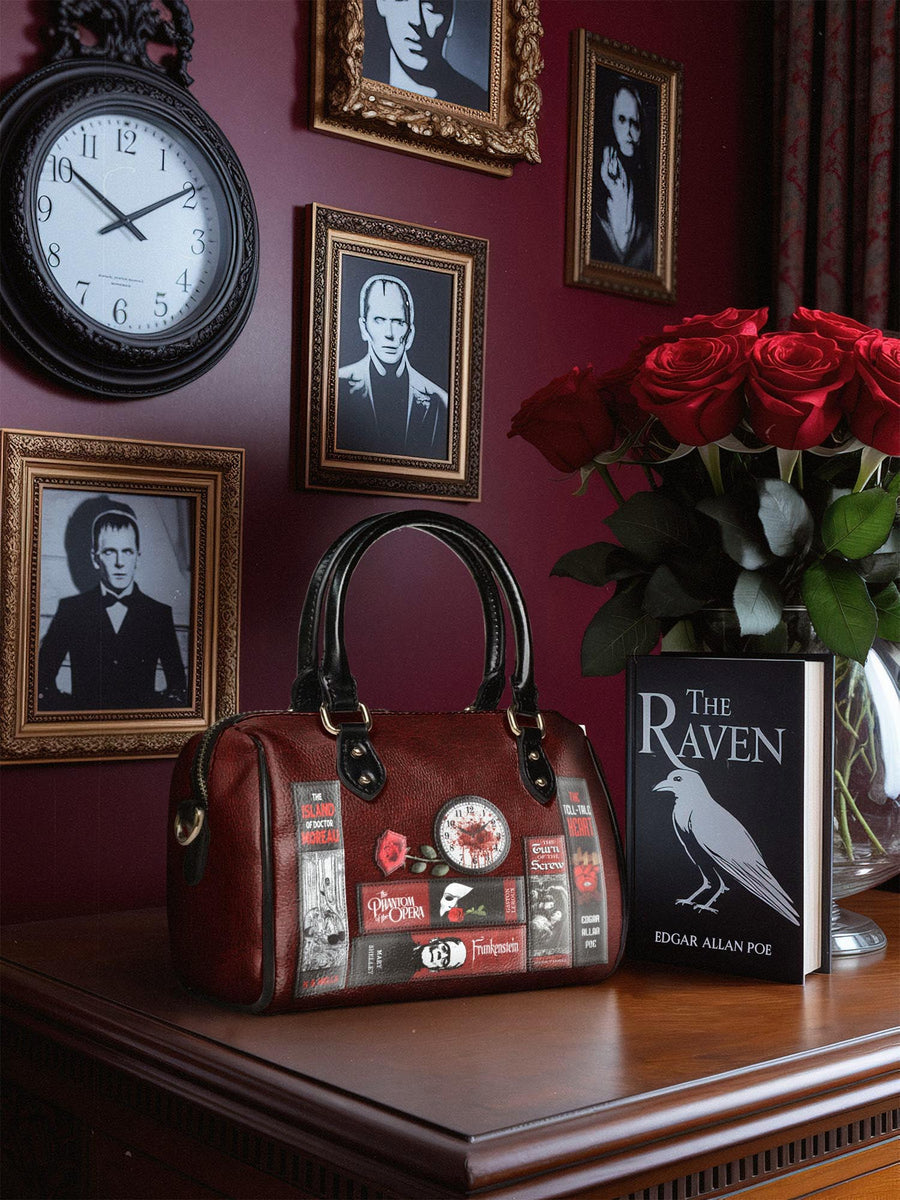 "The Crimson Codex" Mini Satchel