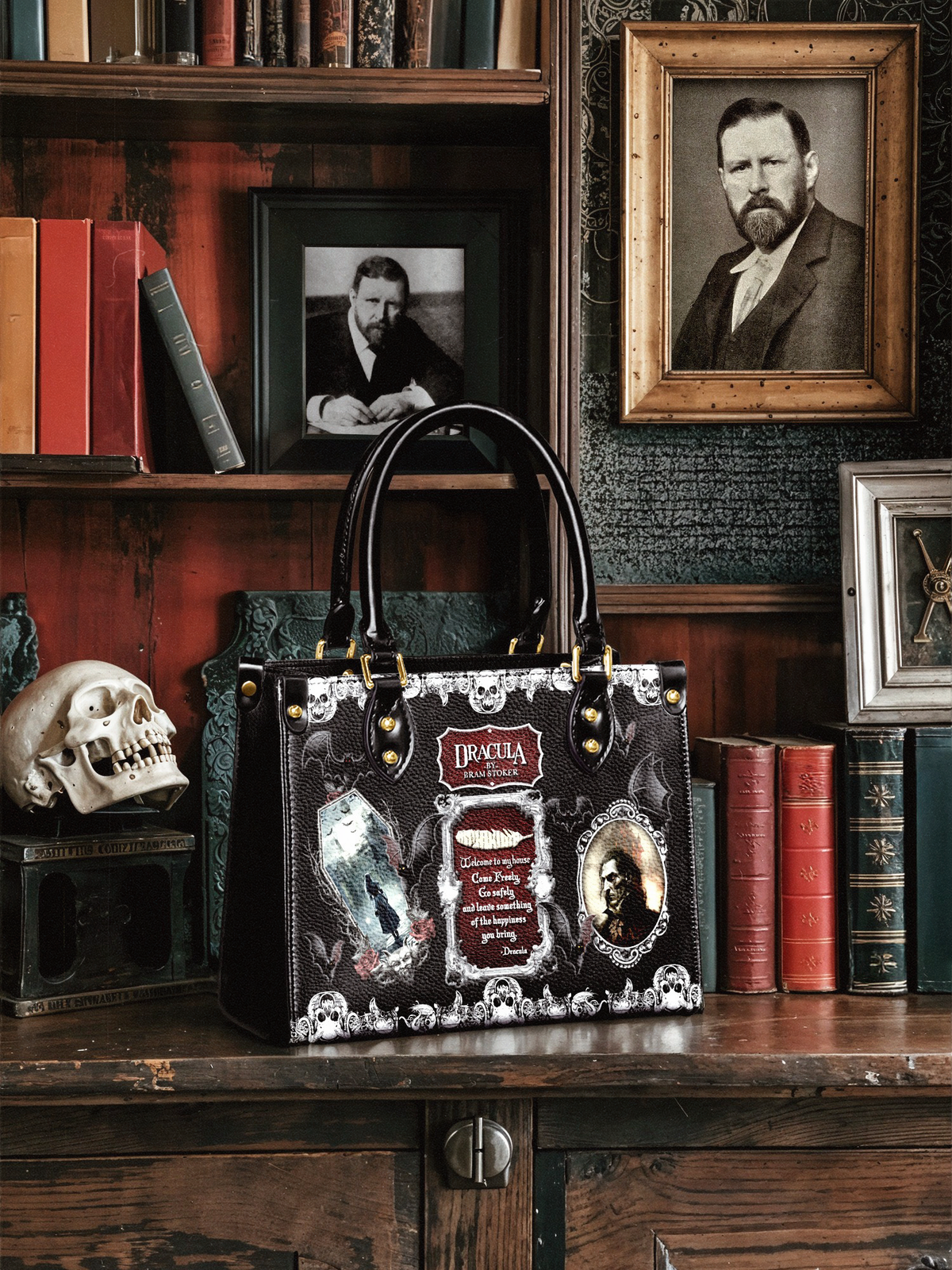 "The Dracula" Small Leather Handbag