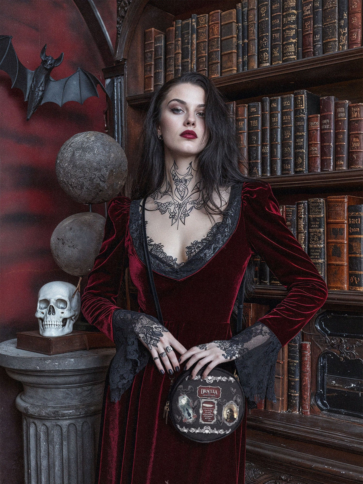 "The Dracula" Circle Crossbody Bag