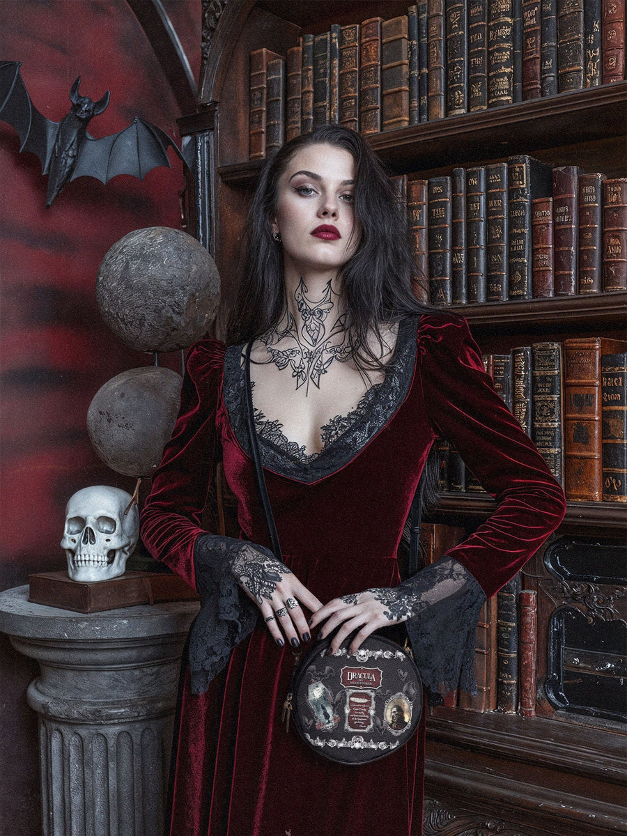"The Dracula" Circle Crossbody Bag