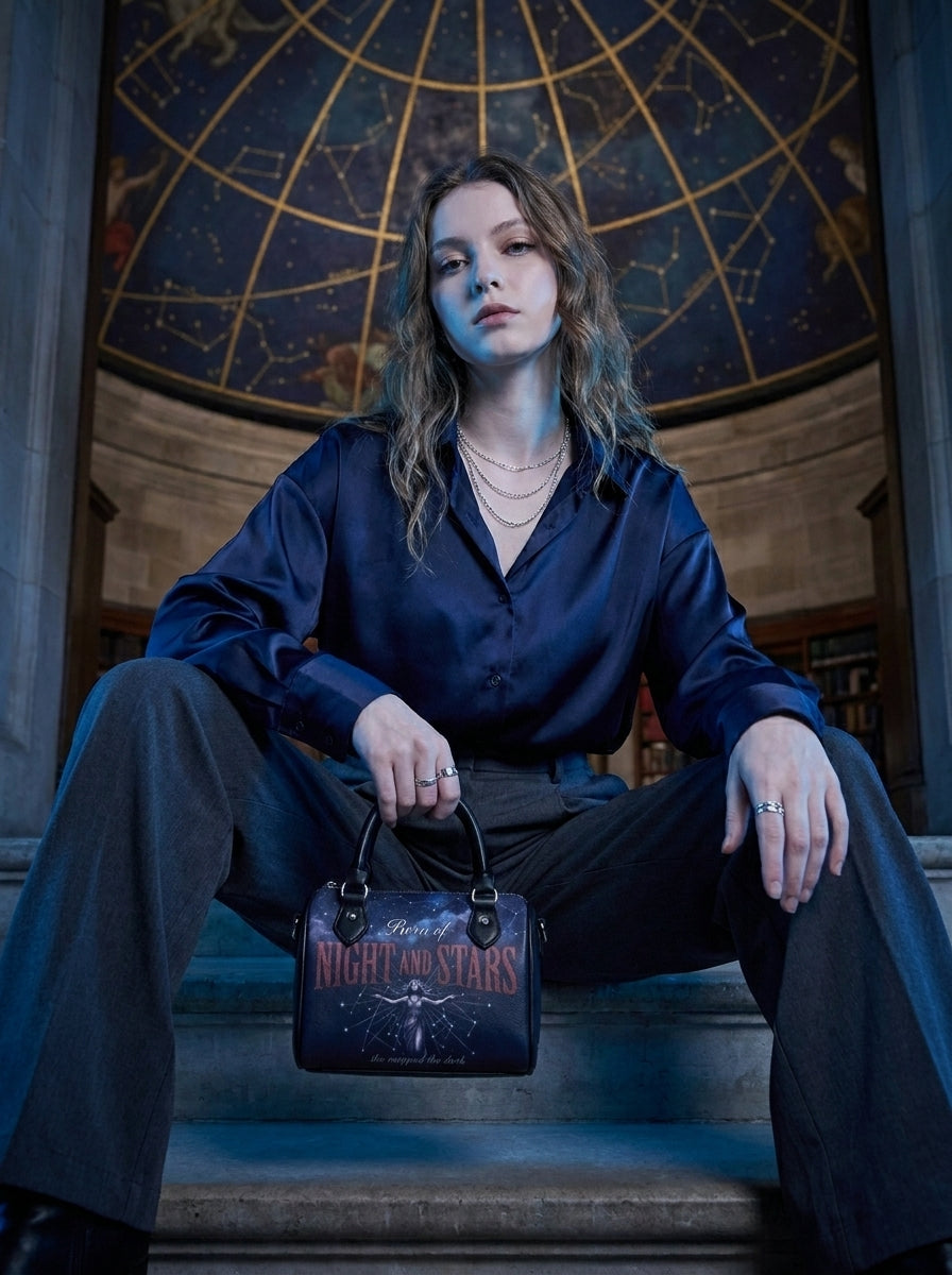 "Crowned in Constellations" Star Queen Mini Satchel