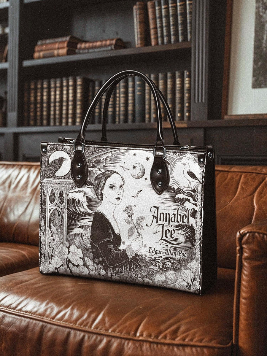"Annabel Lee" - Black Interior - Leather Handbag
