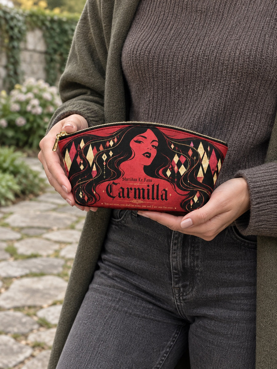 "Carmilla" Crimson Bride Eclipse Makeup Bag