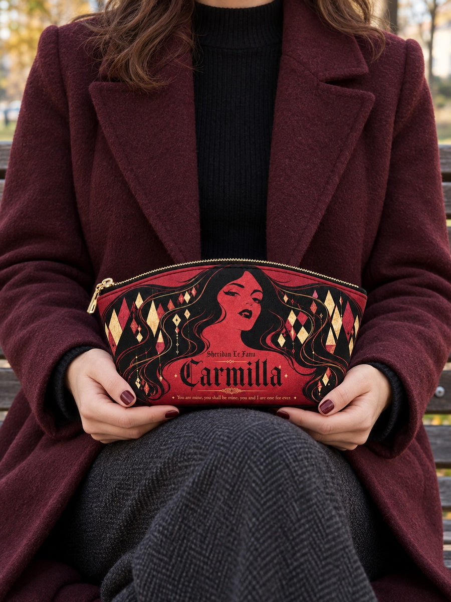 "Carmilla" Crimson Bride Eclipse Makeup Bag