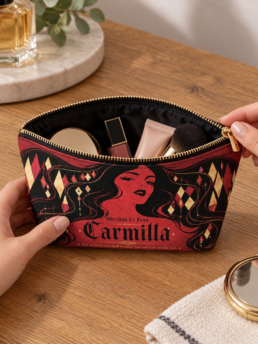 "Carmilla" Crimson Bride Eclipse Makeup Bag